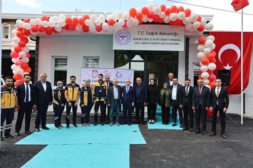 📍 Gürün 2 No’lu Sevgi-Ömer Yurdakul Acil Sağlık Hizmetleri İstasyonu Açıldı