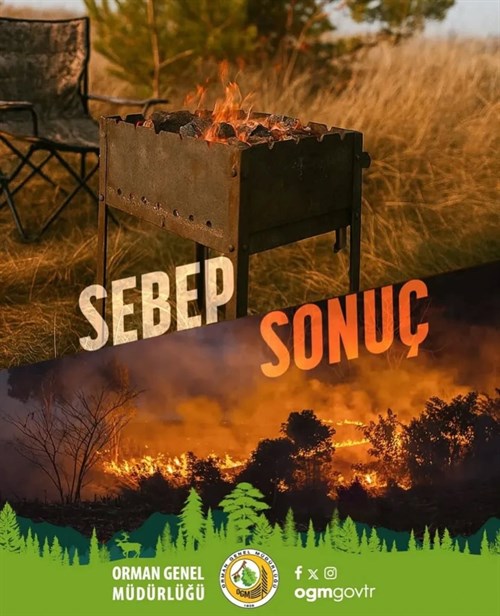 Sebep belli, sonuç belli. Orman yangınını önlemenin yolu belli.👍 