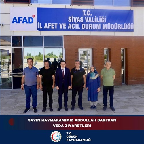 📍 Veda Ziyaretleri | Sivas